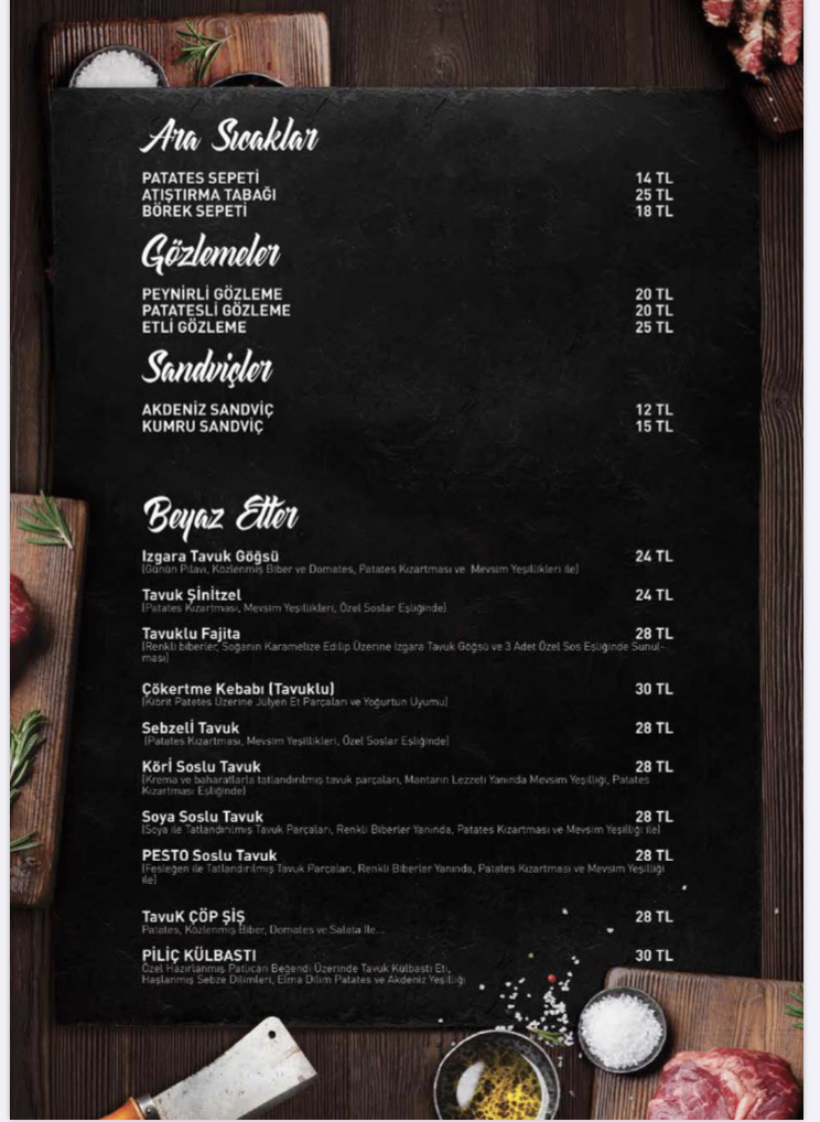 Menu Unaby Cafe Restaurant-2